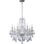 Bohemian Katrina and Katerina Chandelier - Chrome / Imperial