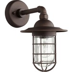 Bowery Outdoor Wall Light - Oiled Bronze / Clear