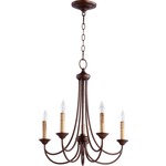 Brooks Bare Chandelier - Oiled Bronze