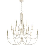 Brooks Bare Chandelier - Persian White