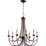 Brooks Bare Chandelier - Oiled Bronze