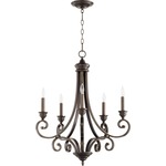 Bryant Bare Chandelier - Oiled Bronze