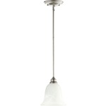 Bryant Mini Pendant - Faux Alabaster / Classic Nickel