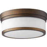 Celeste Ceiling Light Fixture - Oiled Bronze / Satin Opal