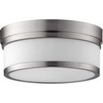 Celeste Ceiling Light Fixture - Satin Nickel / Satin Opal