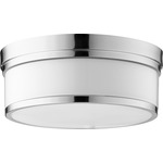Celeste Ceiling Light Fixture - Polished Nickel / Satin Opal