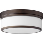 Celeste Ceiling Light Fixture - Oiled Bronze / Satin Opal