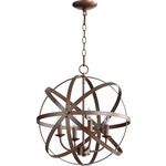 Celeste Sphere Pendant - Oiled Bronze