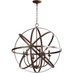 Celeste Sphere Pendant - Oiled Bronze