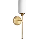 Celeste Wall Light - Aged Brass / Satin Opal