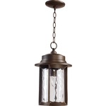 Charter Outdoor Pendant - Oiled Bronze / Clear Hammered