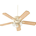 Chateaux Uni-Pack Ceiling Fan with Light - Persian White / Distressed Weathered Pine