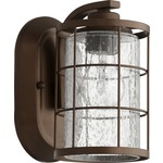 Ellis Wall Light - Oiled Bronze / Clear Seeded