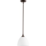 Enclave Pendant - Oiled Bronze / Satin Opal