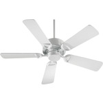 Estate 42 inch Ceiling Fan - White / White Blades