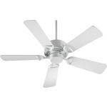 Estate 42 inch Ceiling Fan - Gloss White / White Blades