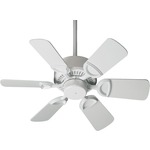 Estate 30 inch Ceiling Fan - White / White Blades