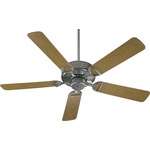 Estate Patio Ceiling Fan - Galvanized / Medium Oak Blades