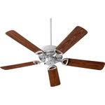 Estate 52 Inch Indoor / Outdoor Ceiling Fan - Galvanized / Walnut Blades