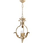 Florence Pendant / Semi Flush Ceiling Light - Persian White