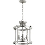 Lancaster Pendant / Semi-Flush Ceiling Light - Satin Nickel