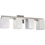 Modus Bathroom Vanity Light - Satin Nickel / Satin Opal