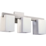 Modus Bathroom Vanity Light - Satin Nickel / Satin Opal