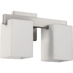 Modus Bathroom Vanity Light - Satin Nickel / Satin Opal