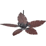 Monaco Indoor / Outdoor Ceiling Fan - Toasted Sienna / Rosewood Blades