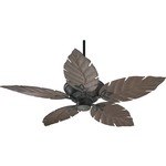 Monaco Indoor / Outdoor Ceiling Fan - Old World / Walnut Blades