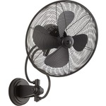 Piazza Wall Fan - Noir