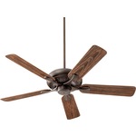 Pinnacle Patio Ceiling Fan - Oiled Bronze / Walnut Blades