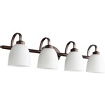 Reyes Bathroom Vanity Light - Oiled Bronze / Satin Opal