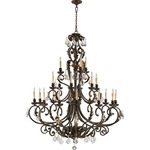 Rio Salado Chandelier - Toasted Sienna