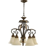 Rio Salado Nook Chandelier - Toasted Sienna / Amber Linen