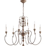 Salento 6006-6 Chandelier - Vintage Copper