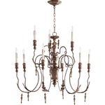 Salento 6006-9 Chandelier - Vintage Copper