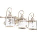 San Miguel Bathroom Vanity Light - Persian White / Clear Seeded