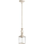 San Miguel Mini Pendant - Persian White / Clear Seeded
