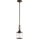 San Miguel Mini Pendant - Vintage Copper / Clear Seeded