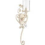 San Miguel Wall Light - Persian White / Clear Seeded