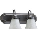 Signature 5094 Bathroom Vanity Light - Faux Alabaster / Old World