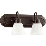 Signature 5094 Bathroom Vanity Light - Faux Alabaster / Toasted Sienna