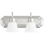 Signature 5094 Bathroom Vanity Light - Satin Opal / Satin Nickel