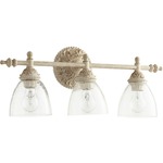 Signature 5257 Bathroom Vanity Light - Persian White / Clear Seeded