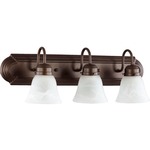 Signature 5094 Bathroom Vanity Light - Faux Alabaster / Oiled Bronze