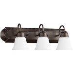 Signature 5094 Bathroom Vanity Light - Satin Opal / Oiled Bronze