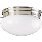 Signature 3015 Ceiling Light Fixture - Satin Nickel / Opal