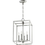 Signature Cuboid Pendant - Polished Nickel