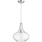 Signature 8004 Pendant - Clear / Chrome